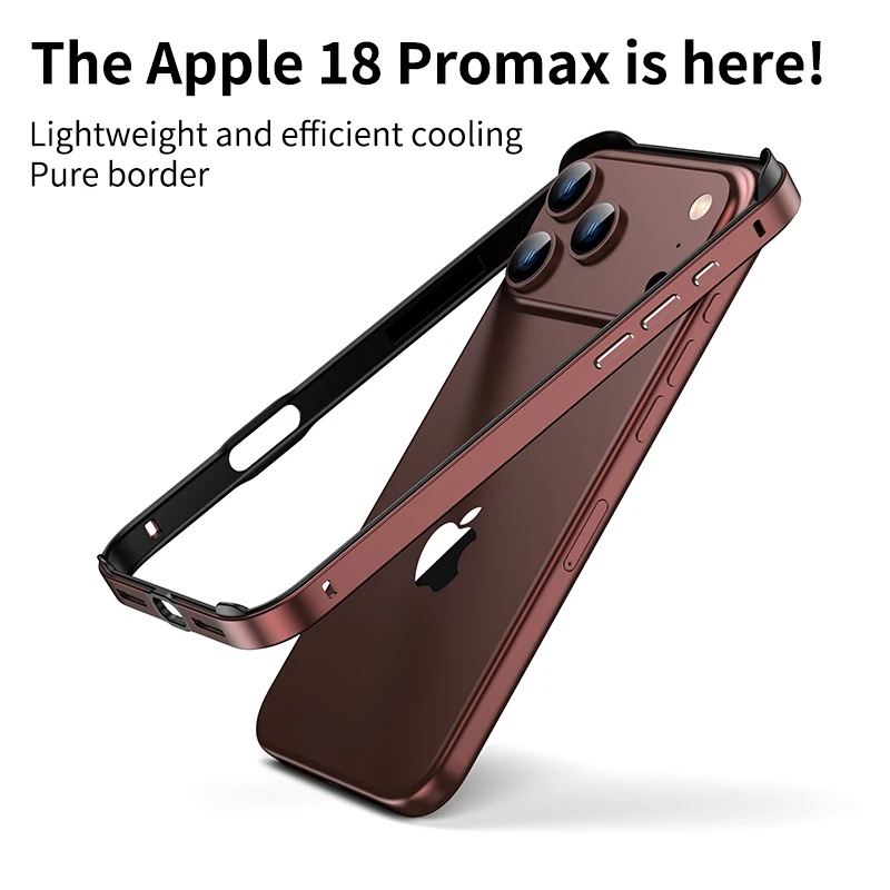 Metal Bumper Aluminum Frame Case - Coque hybride en aluminium et en