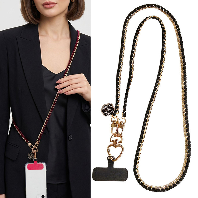 Crossbody Lanyard Neck Strap Case - Chaîne universelle à porter en bandoulière,