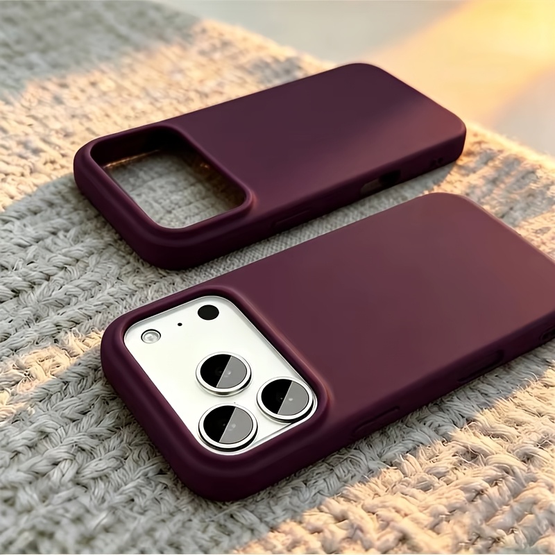 Liquid Silicone Magnetic Phone Case - Coque de téléphone élégante en silicone