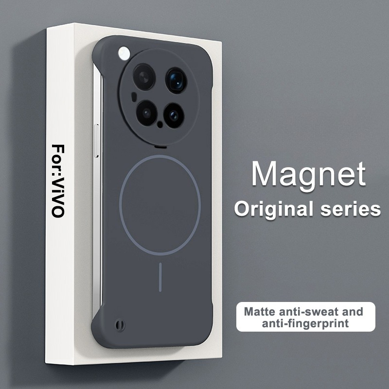 Ultra Thin Frameless Phone Cover - Coque magnétique ultra-fine et sans bordure