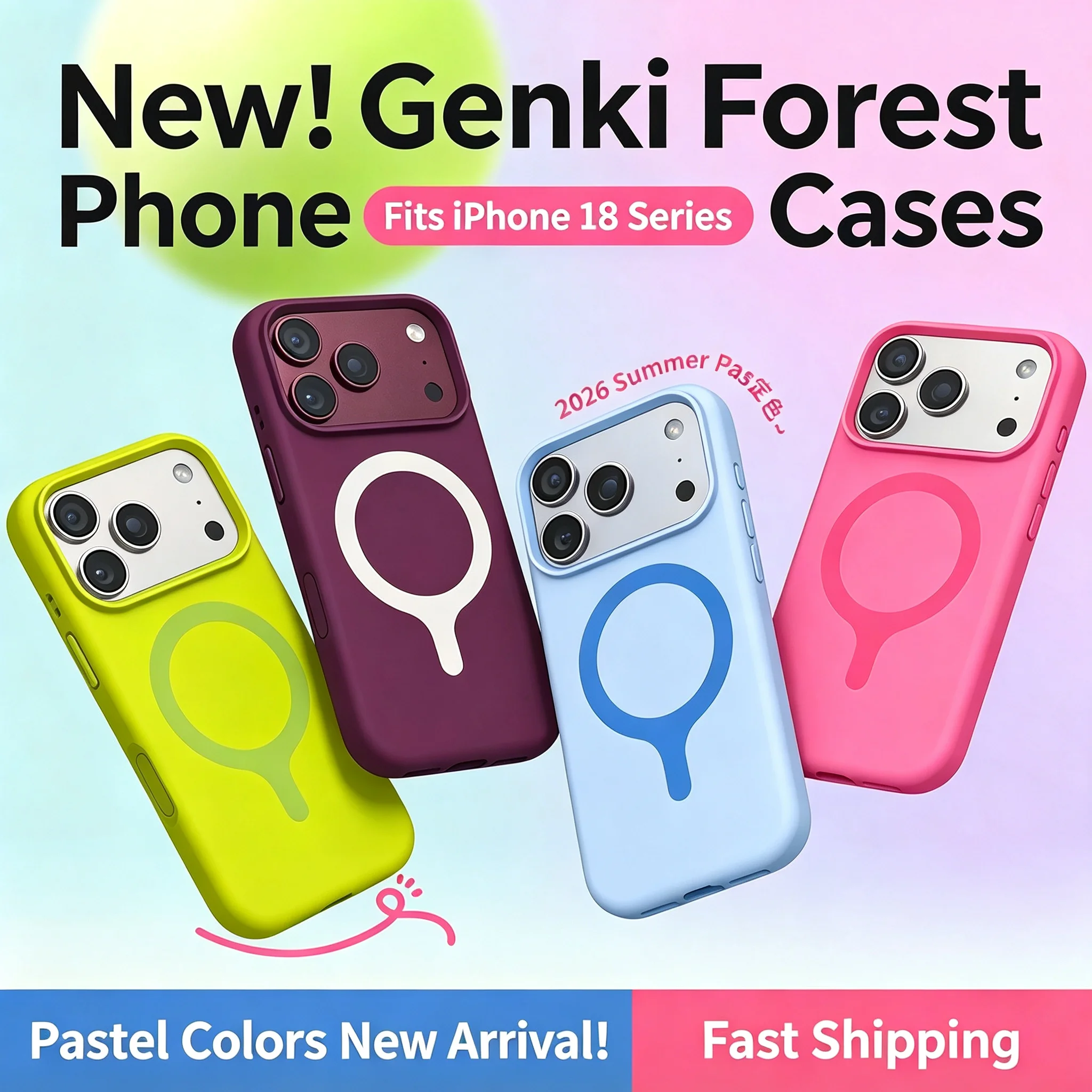 Liquid Silicone Magnetic Phone Case - Coque de téléphone en silicone liquide