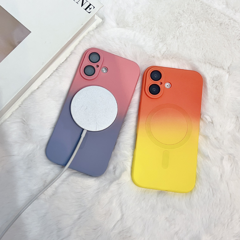 Coque de téléphone magnétique  - Liquid Silicone Magnetic Phone Case avis et prix