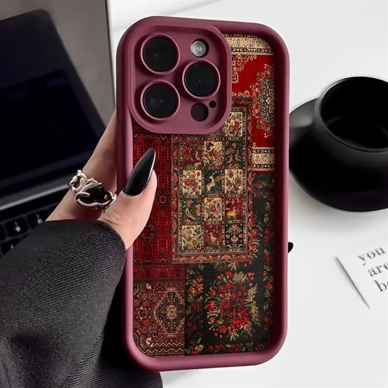 Coque de téléphone à motif de  - Vintage Floral Pattern Soft Case avis et prix