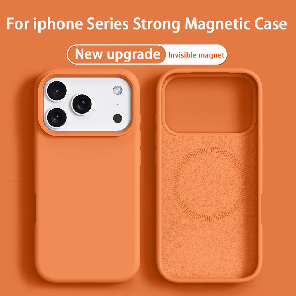 Coque de téléphone magnétique  - Liquid Silicone Magnetic Phone Case avis et prix