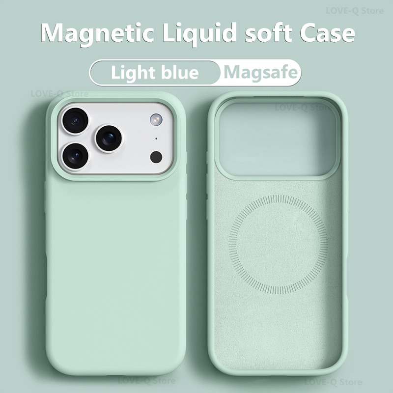 Coque de téléphone magnétique  - Liquid Silicone Magnetic Phone Case avis et prix