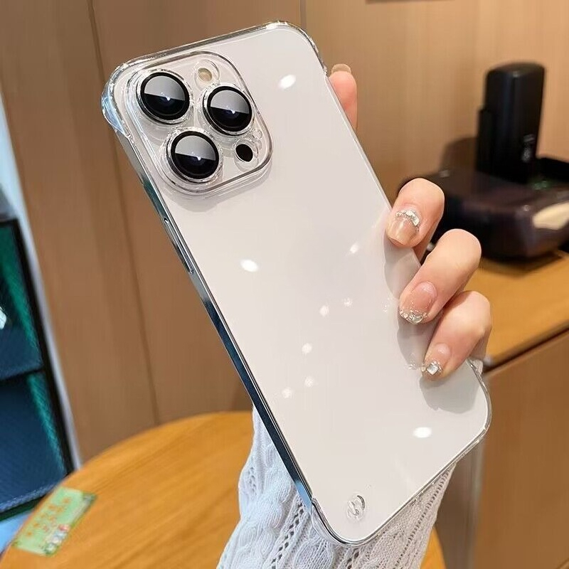 Coque de téléphone transparent - Ultra Thin Frameless Phone Cover avis et prix