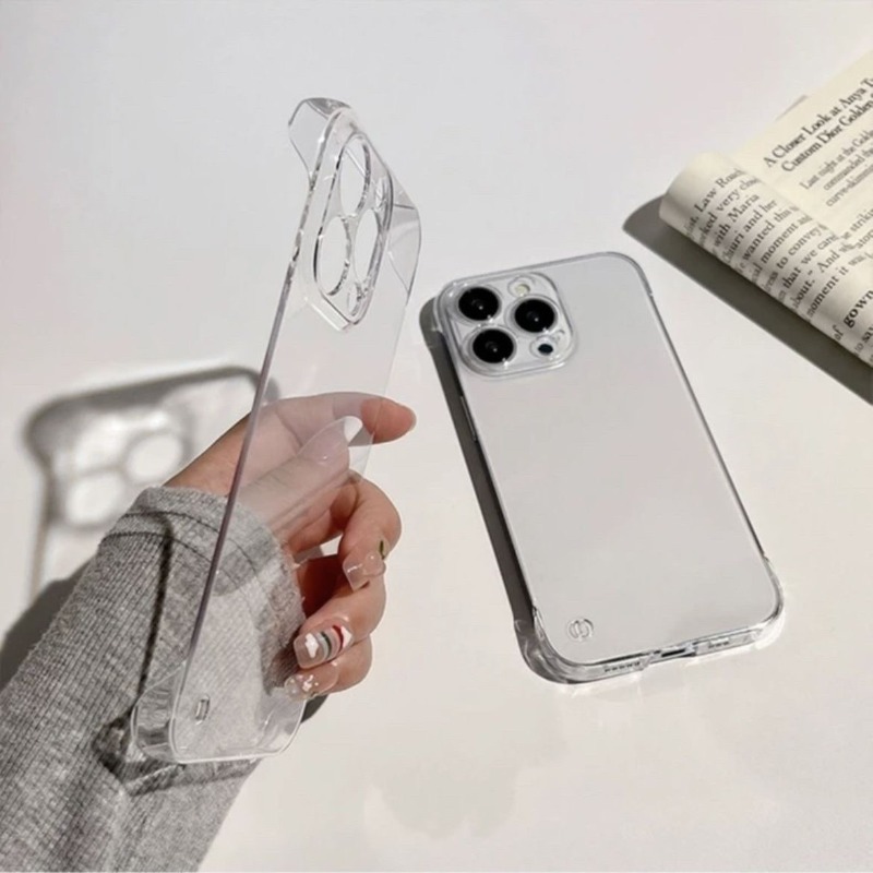 Coque de téléphone transparent - Ultra Thin Frameless Phone Cover avis et prix
