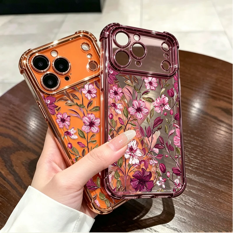 Coque à motifs floraux rouges  - Vintage Floral Pattern Soft Case avis et prix