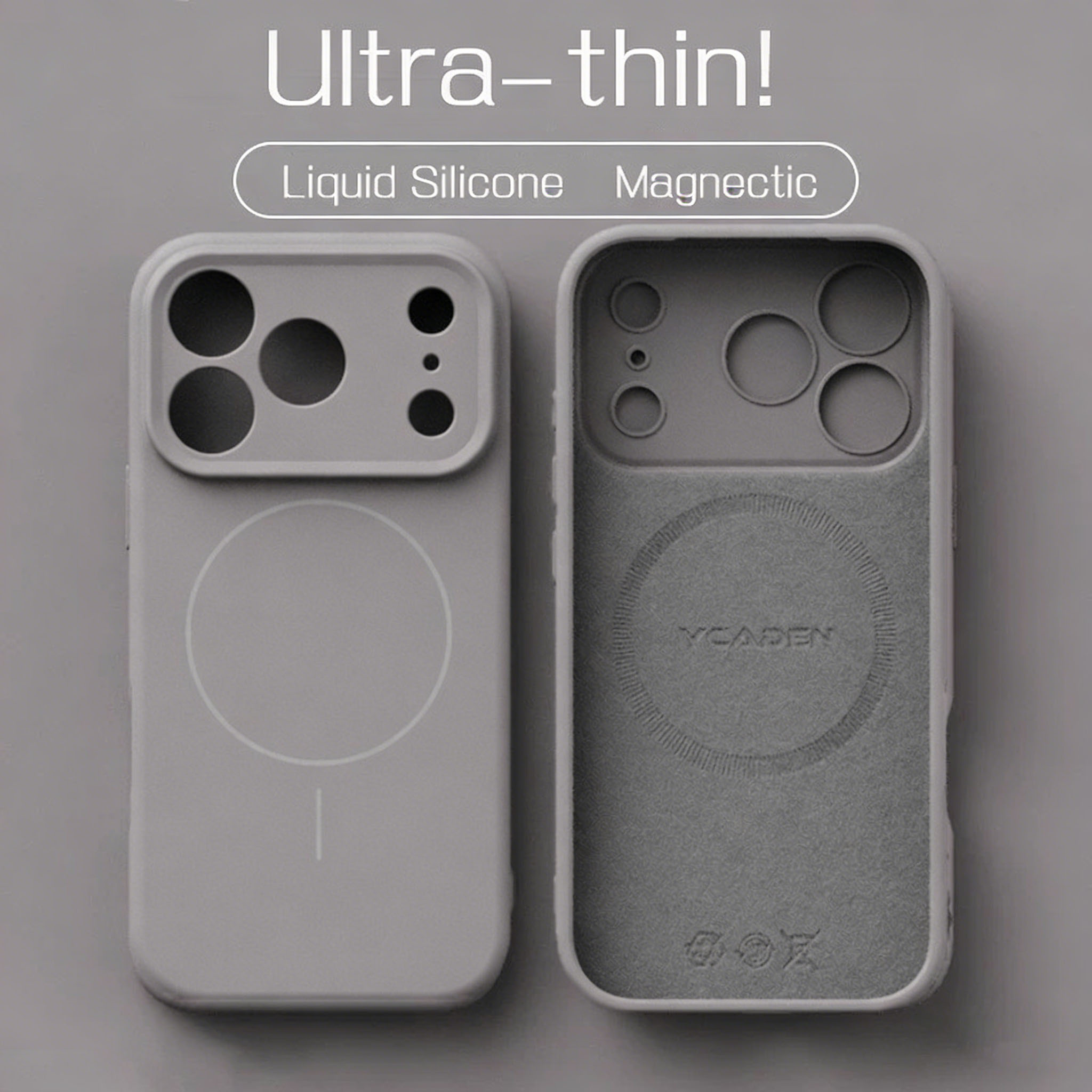 Coque de protection souple de  - Liquid Silicone Magnetic Phone Case avis et prix