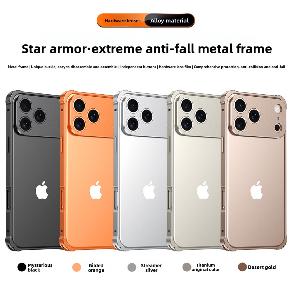 Coque de téléphone antichoc av - Metal Bumper Aluminum Frame Case avis et prix