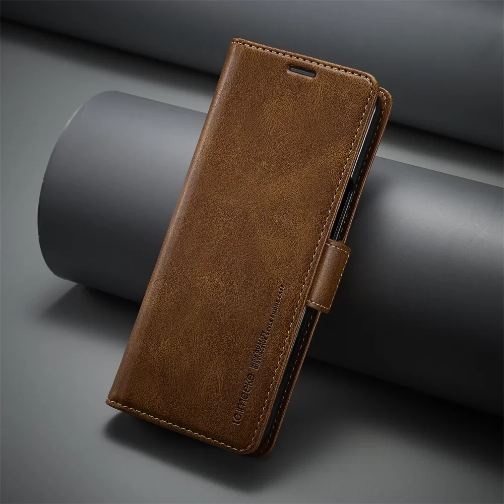 Étui portefeuille en cuir pour - Leather Wallet Card Holder Phone Cover avis et prix