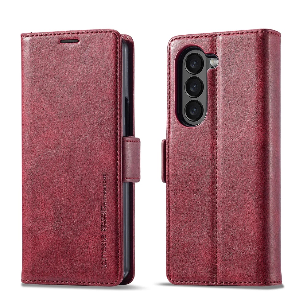 Étui portefeuille en cuir pour - Leather Wallet Card Holder Phone Cover avis et prix