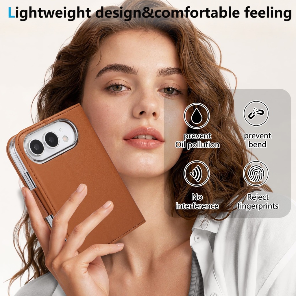Portefeuille avec porte-cartes - Leather Wallet Card Holder Phone Cover avis et prix