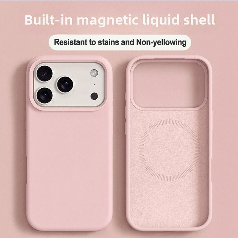 Coque de téléphone magnétique  - Liquid Silicone Magnetic Phone Case avis et prix